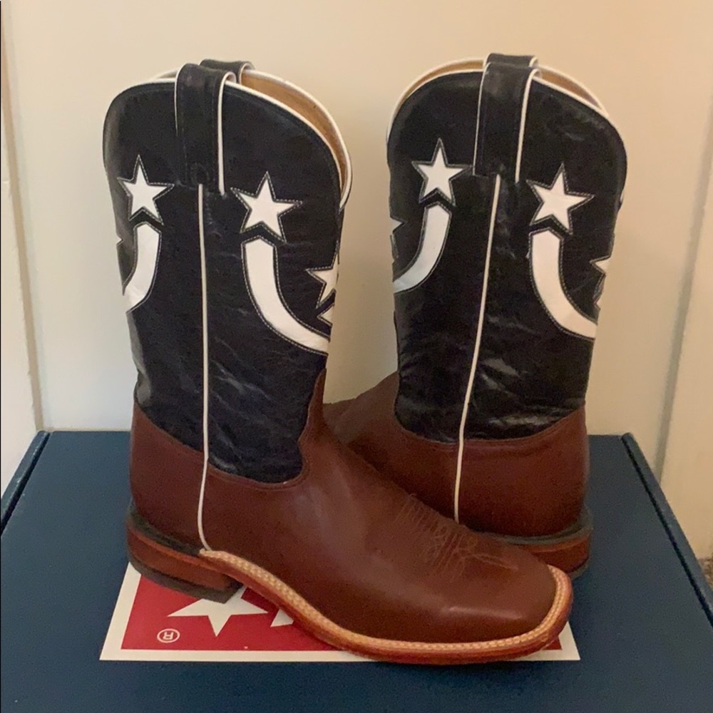 Tony Lama Square-toe Boots